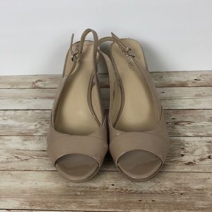 Nine West Peeptoe Slingback